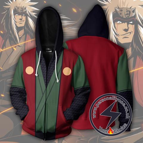 Naruto - Jiraya Zip Up - Hoodies Jackets